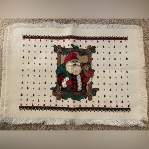 New Set of 2 Christmas Santa Dining Placemats